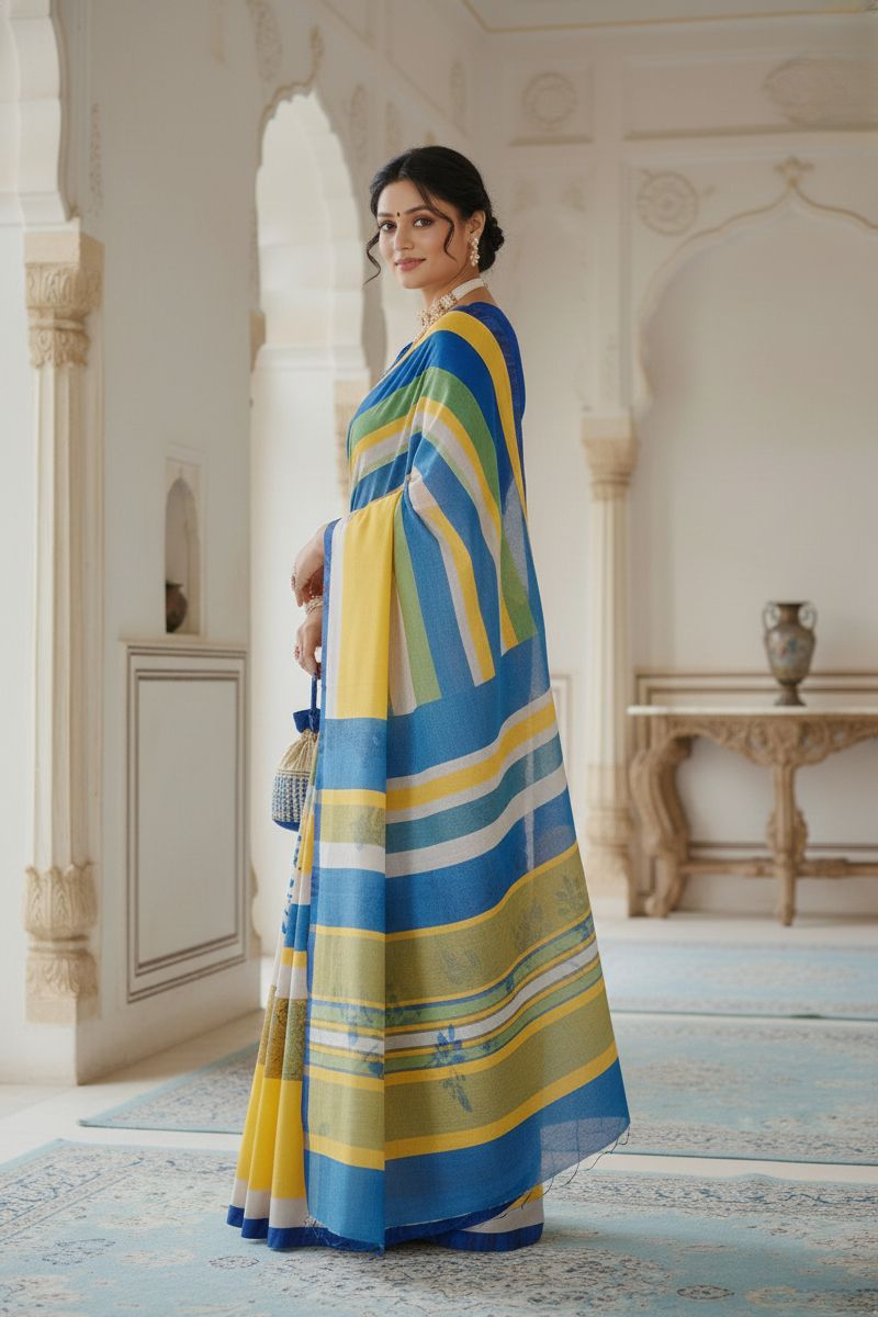 Ambarsariya Cotton Digital Printed Saree 4188