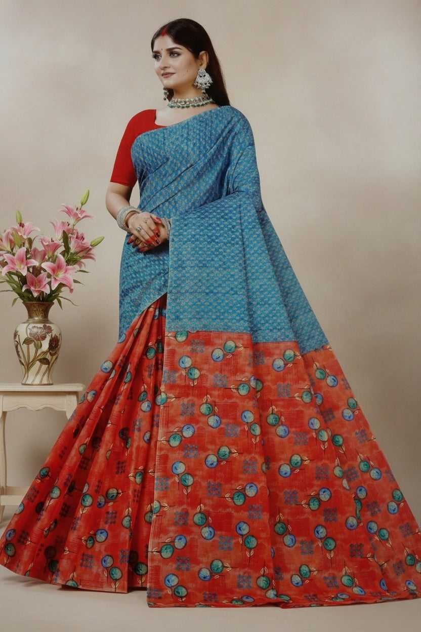 Raasa Cotton Printed Saree 10768