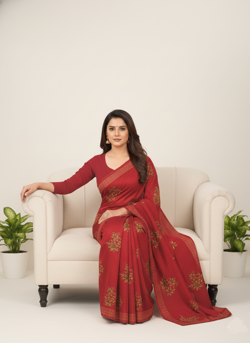 Nancy V- Premium Cotton Saree