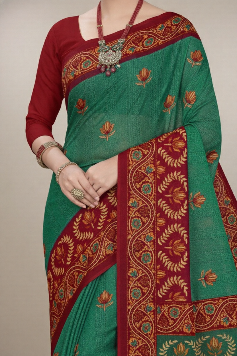 Tandrima Cotton Printed Saree 802
