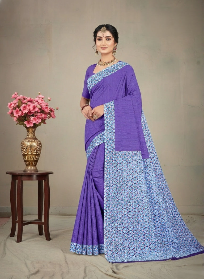 Malang Gala Cotton Printed Saree 1010
