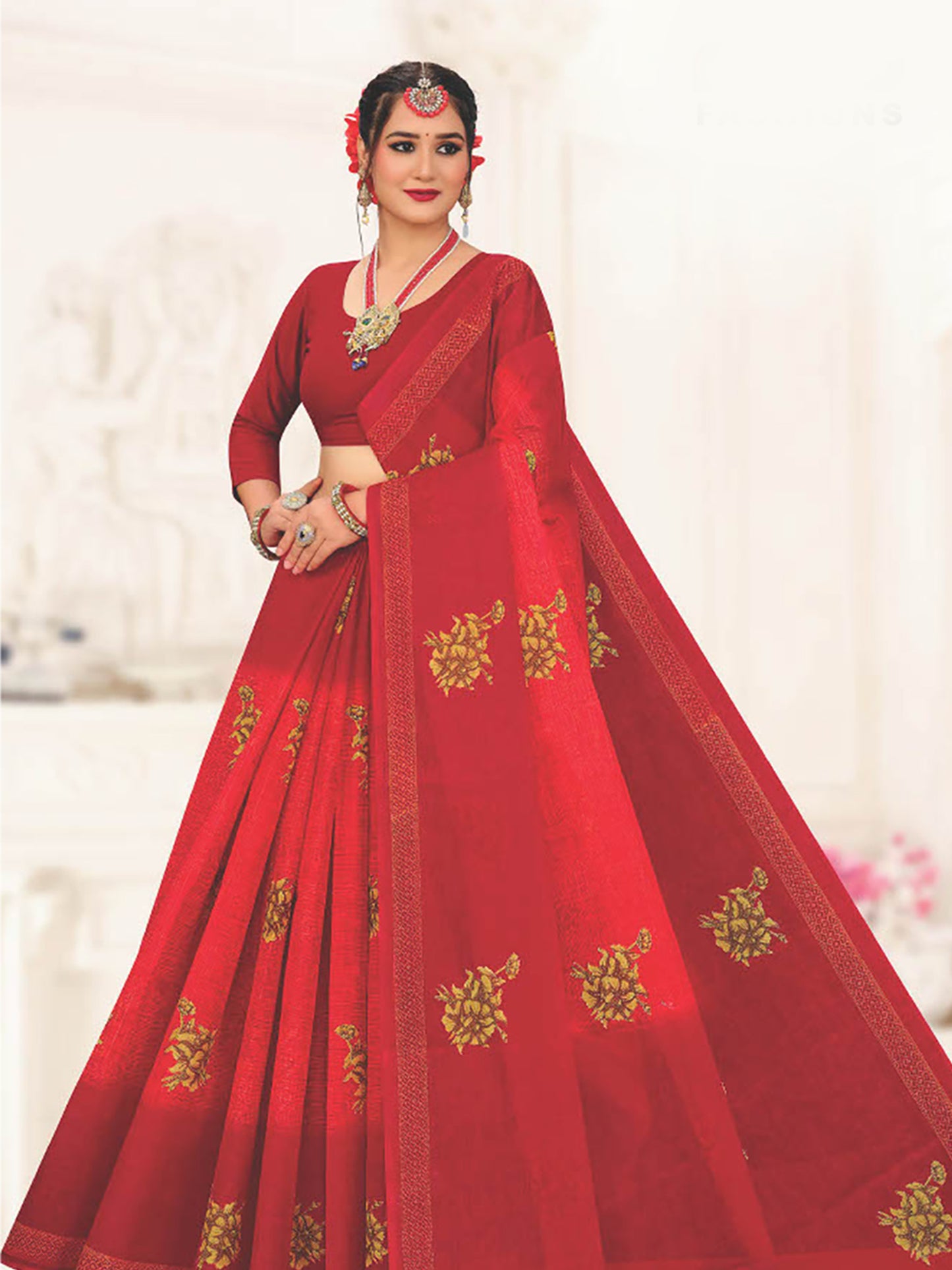 Nancy V- Cotton Saree