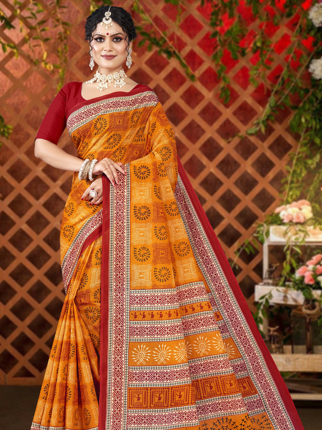 Hi Demand Block Soft Cotton Saree