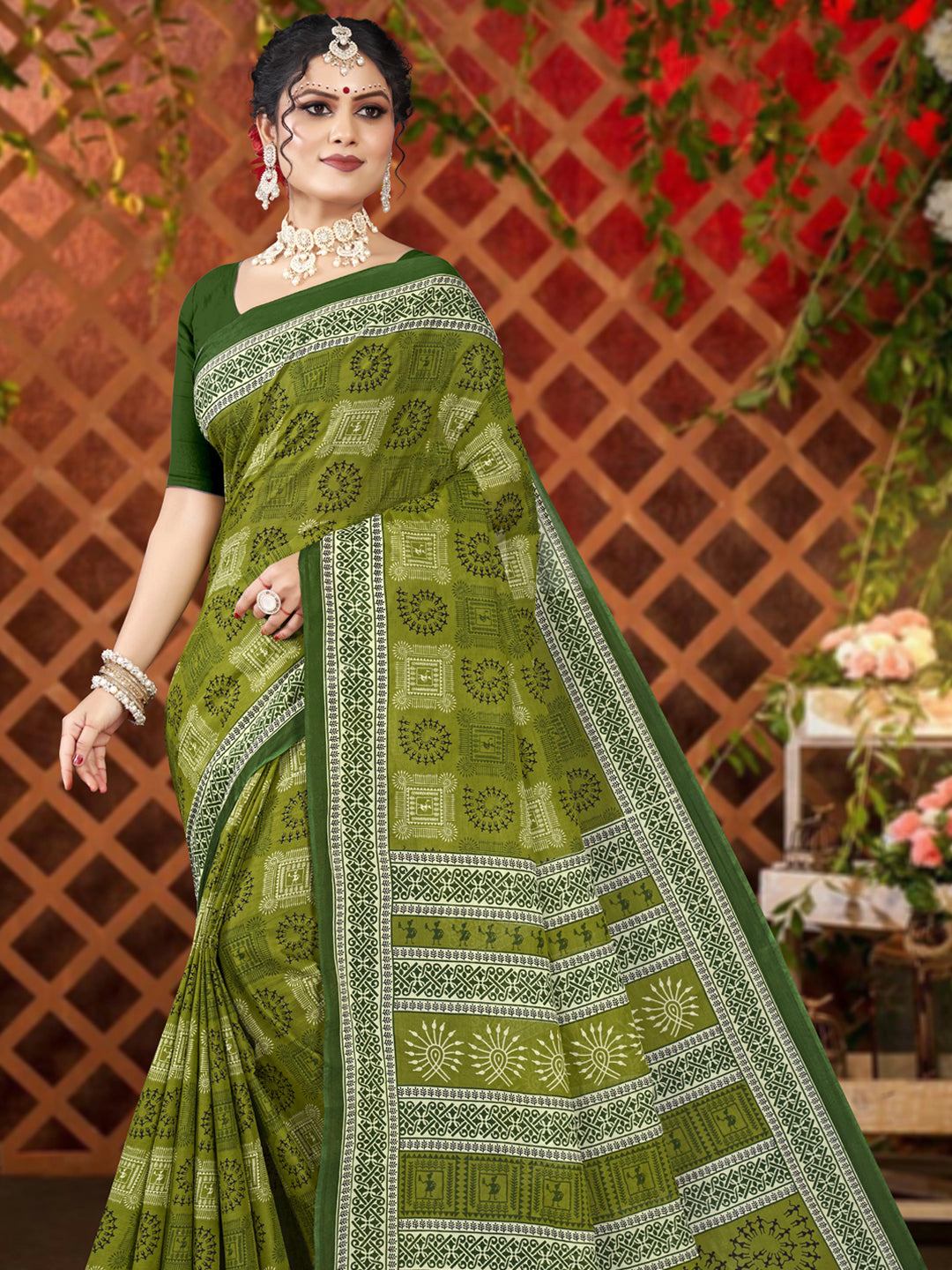 Hi Demand Block Cotton Saree