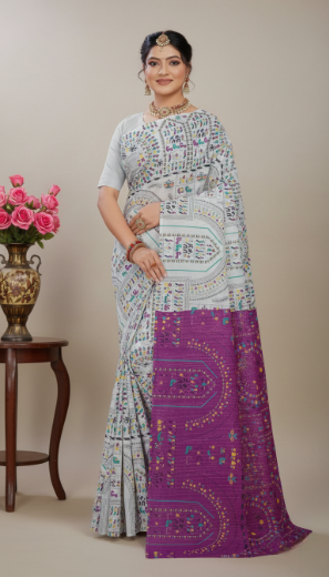 Boutique Special Cotton Printed Saree