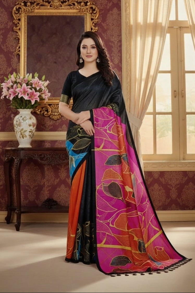 Ambarsariya Cotton Digital Printed Saree 4042