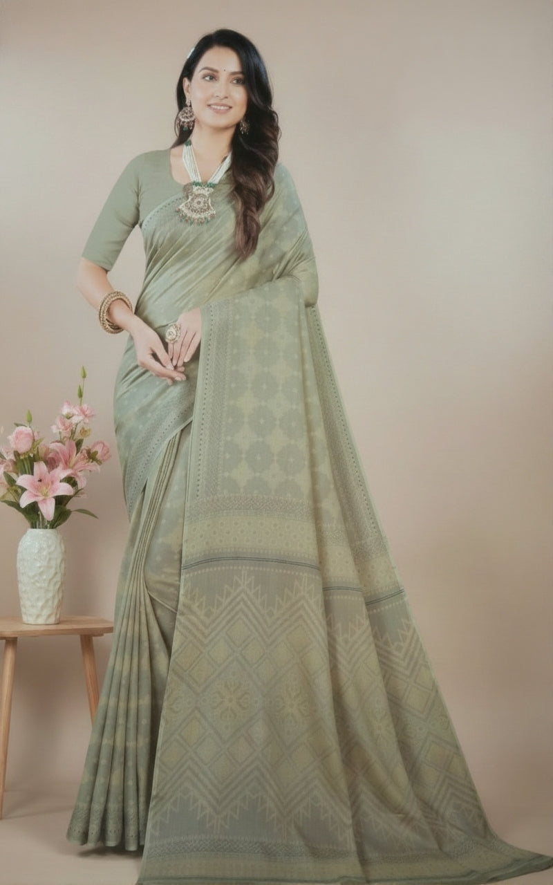 Ritika Cotton Printed Saree 1005
