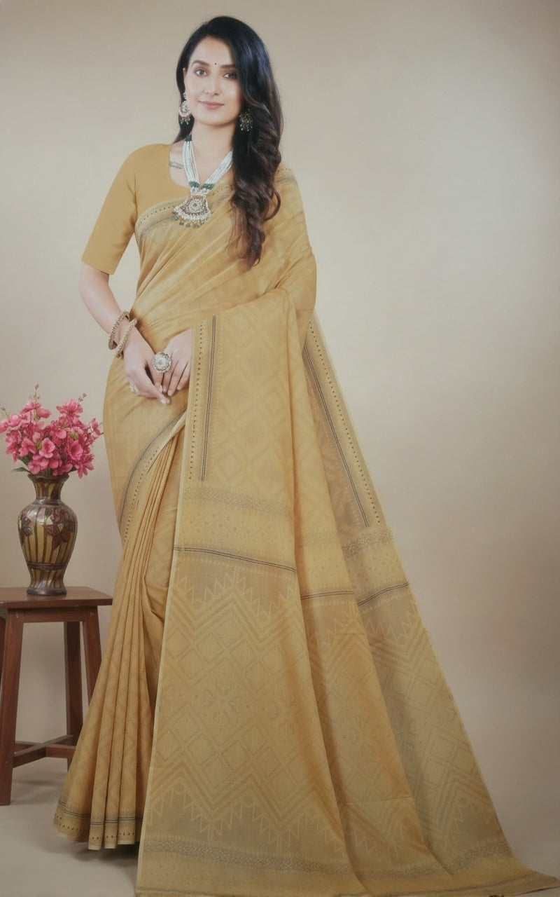 Ritika Cotton Printed Saree 1004