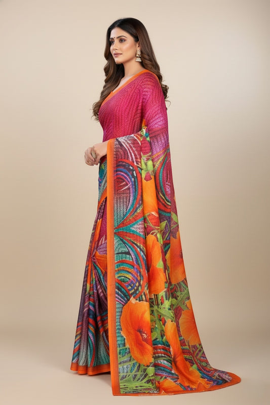 Ambersariya V- Cotton Saree