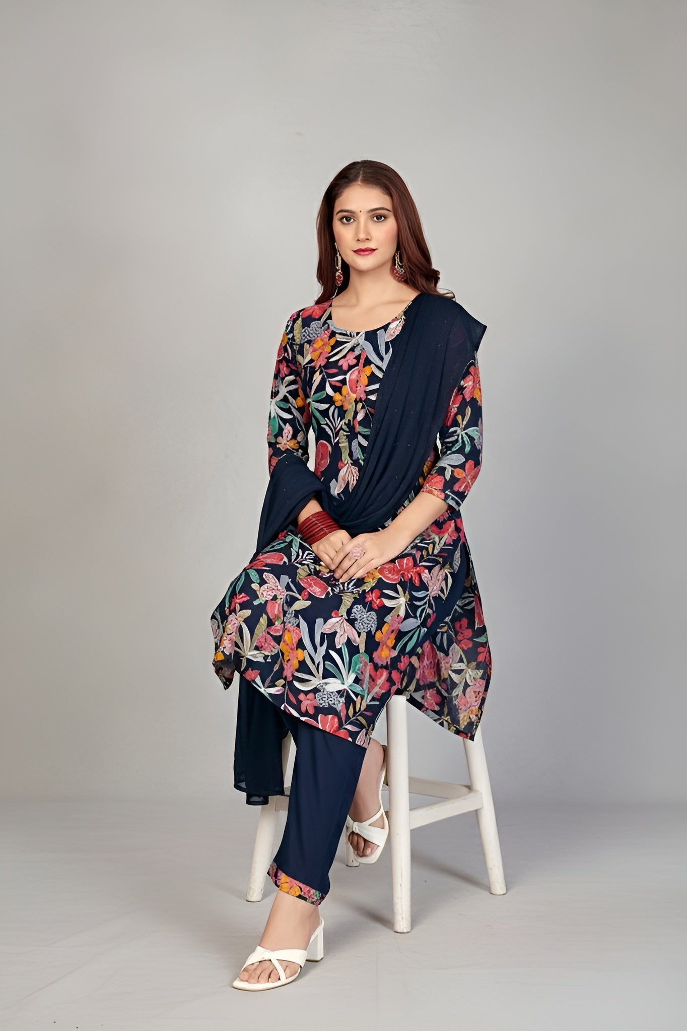 Anuradha Cotton Printed Stitched Salwar Suit XXL 1004