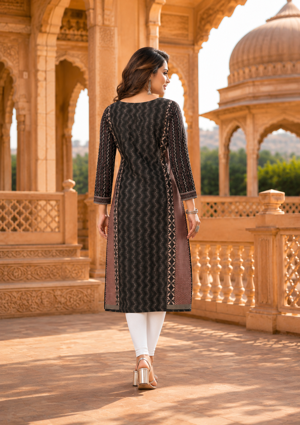 Minu Fashions Women Neeta Deluxe Printed Straight Kurti