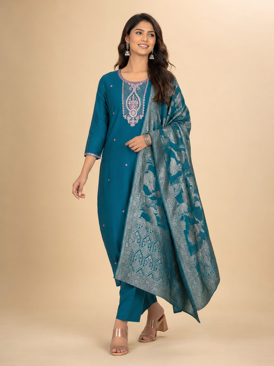 Riyasat 3 Vatican Dyed Stitched Salwar Suit 1002
