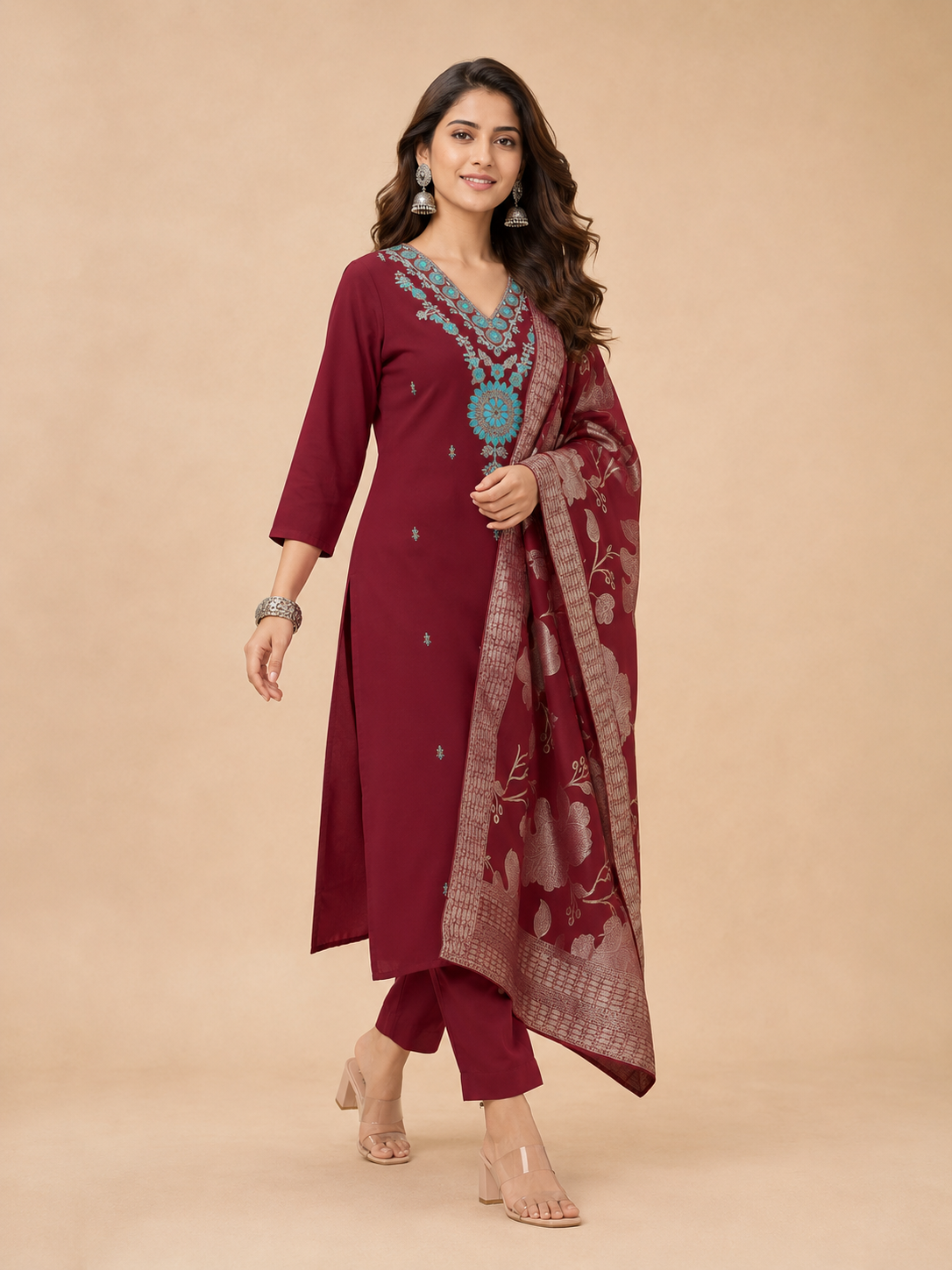 Riyasat 3 Vatican Dyed Stitched Salwar Suit 1001