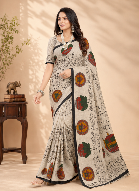 Malai Boutique Cotton Saree
