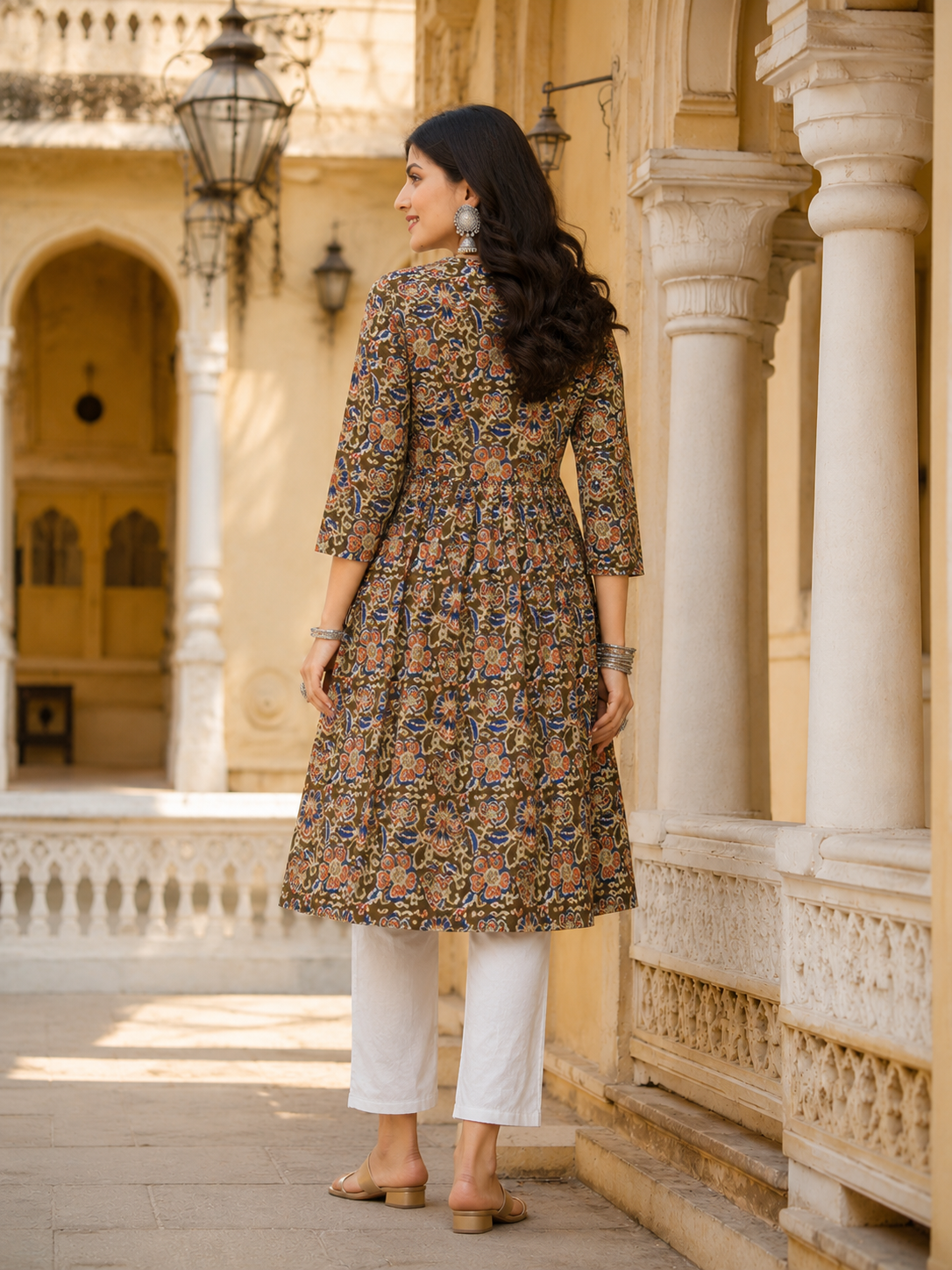Minu Kurti Ritabhari Rust brown 1