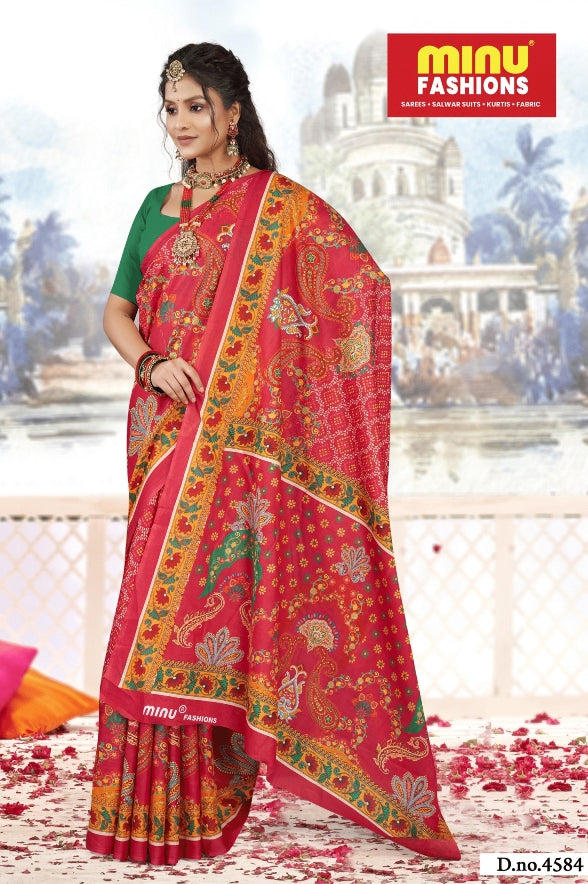 MINU SAREE DIGITAL FASHION RADHEY KRISHNA 45034