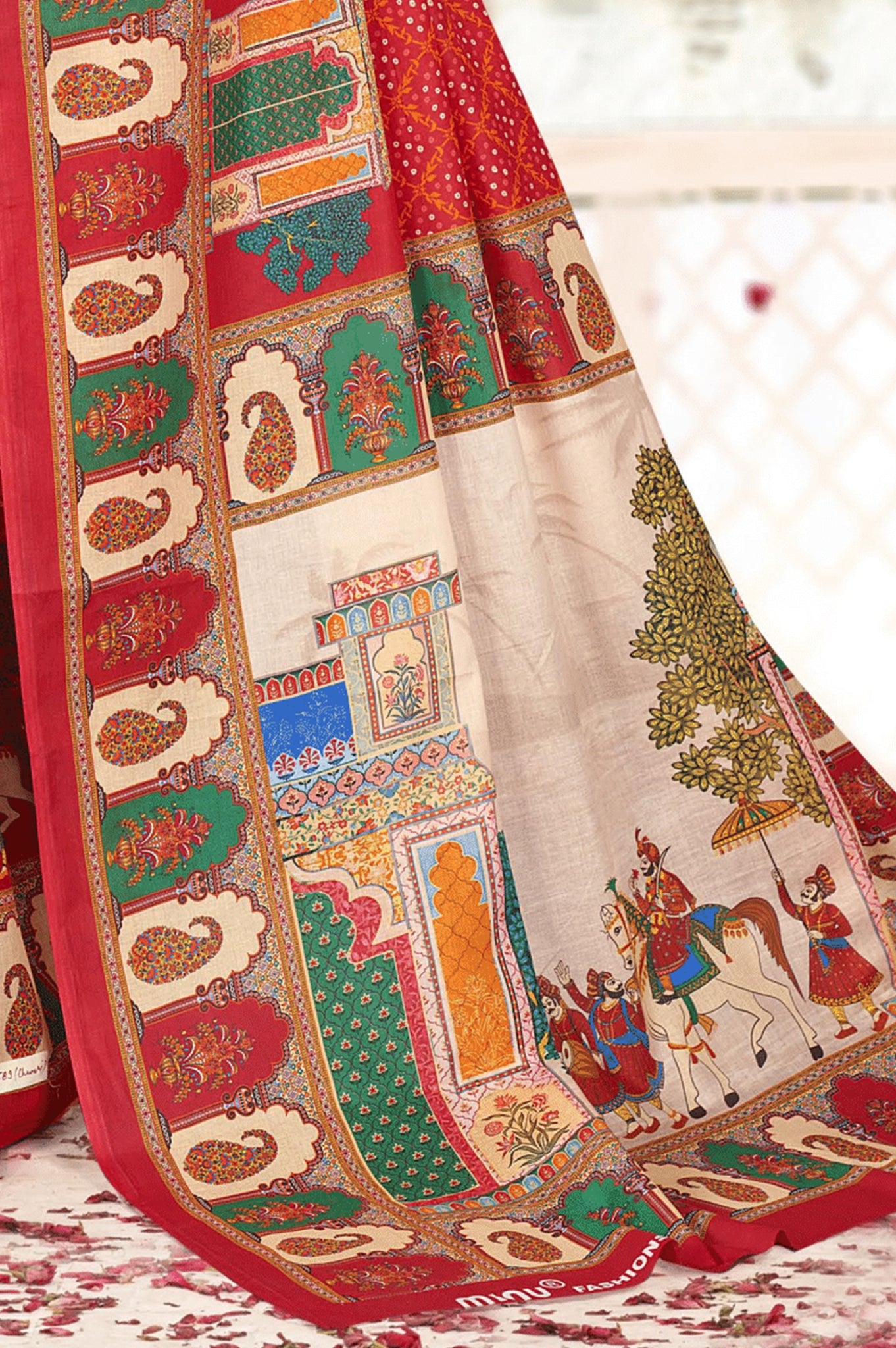 MINU SAREE DIGITAL FASHION RADHEY KRISHNA 45067