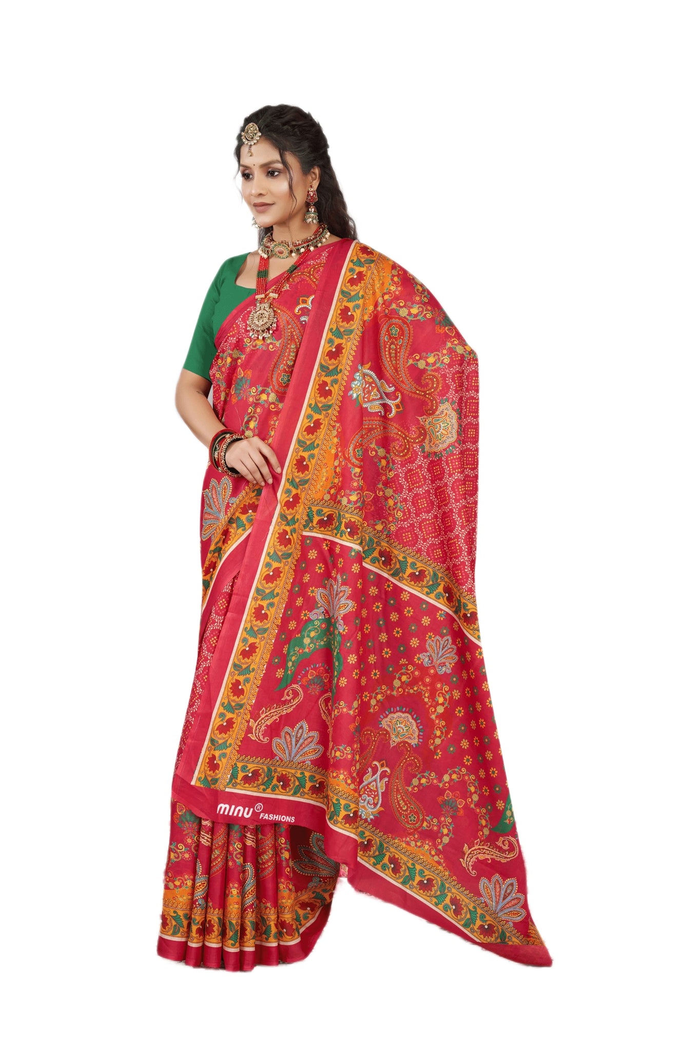 MINU SAREE DIGITAL FASHION RADHEY KRISHNA 45034