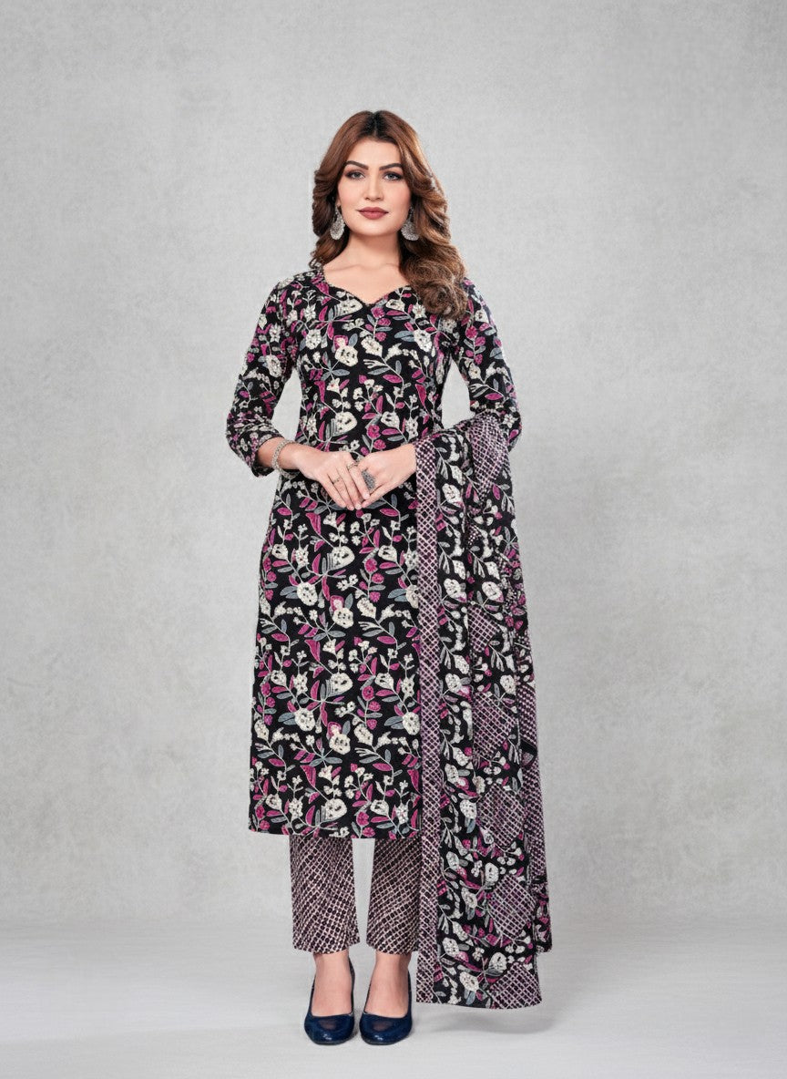 Eliza Cotton Printed Stitched Salwar Suit 1004
