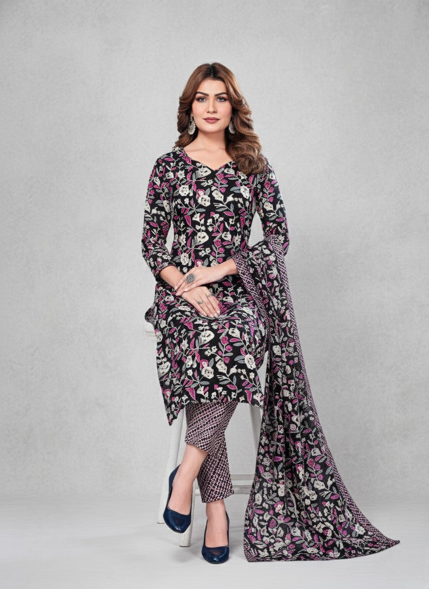 Eliza Cotton Printed Stitched Salwar Suit 1004
