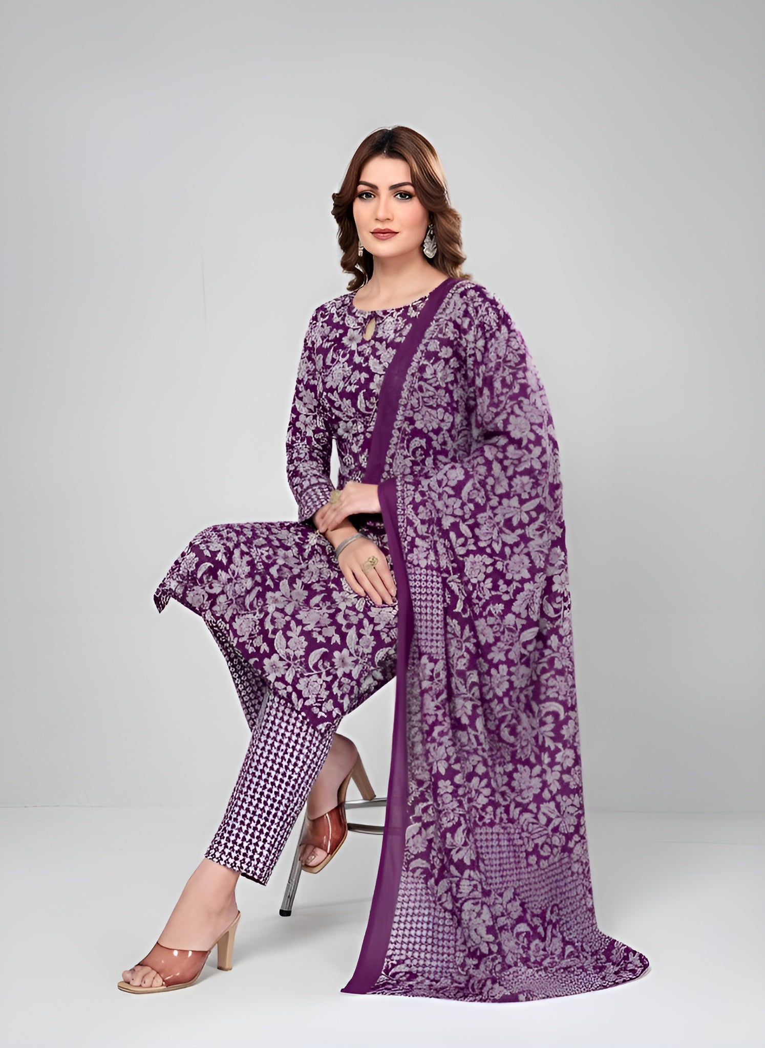Eliza Cotton Printed Stitched Salwar Suit 1002