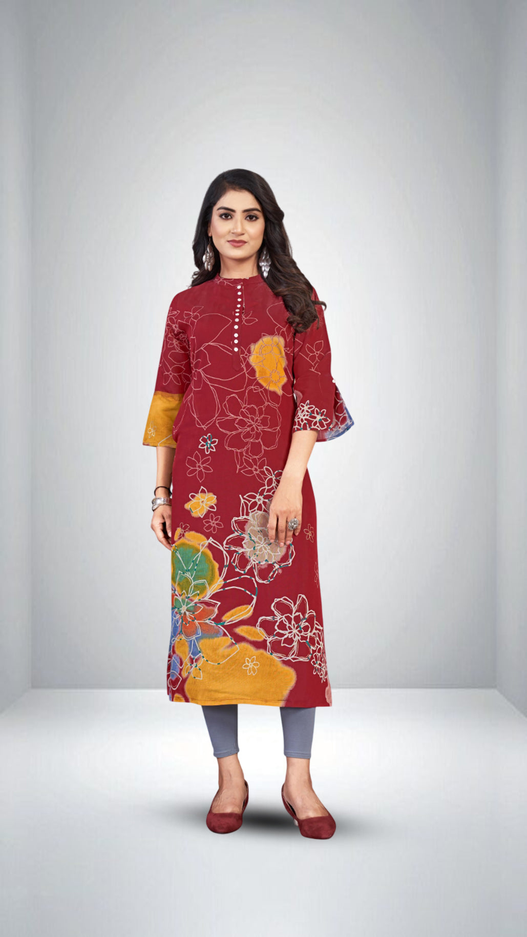 Fiona Cotton Printed Kurti