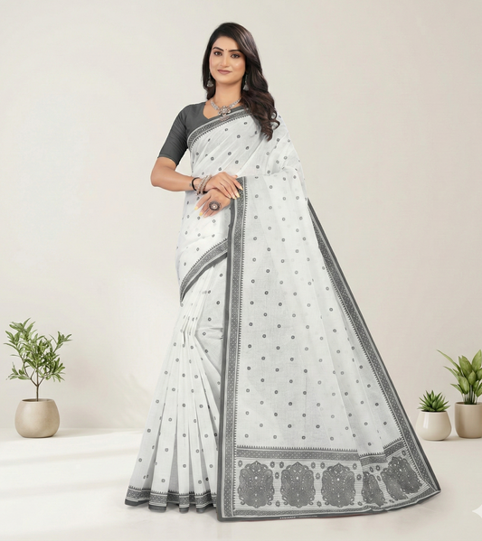 Sweta V- Soft Cotton Saree