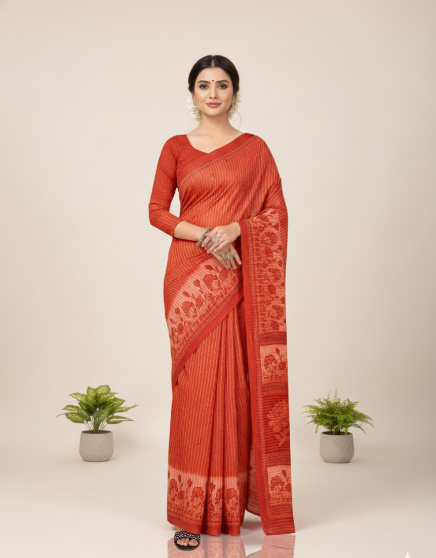 Saregama Vol Pure Cotton Sarees