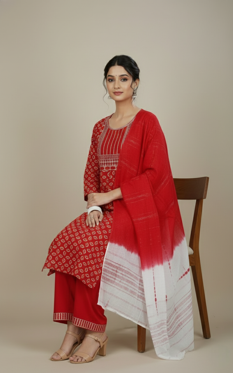 Tulip Cotton Printed Stitched Salwar Suit XXL 3005