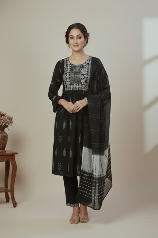 Tulip Cotton Printed Stitched Salwar Suit XXL 3006