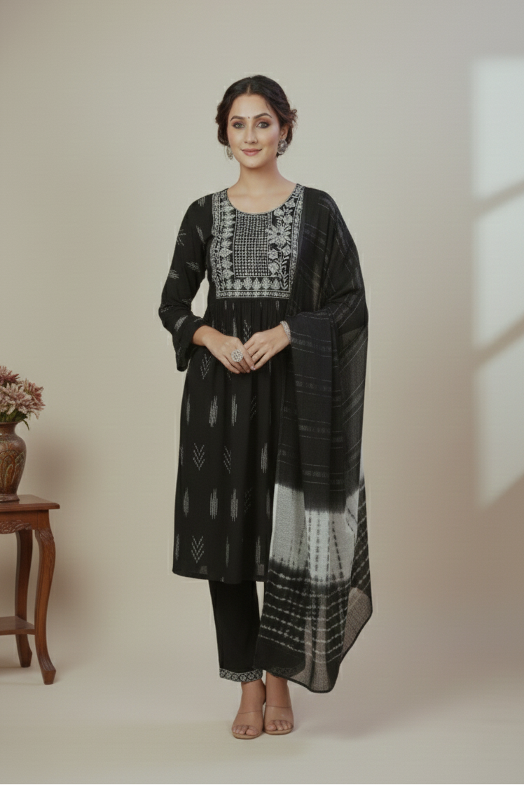 Tulip Cotton Printed Stitched Salwar Suit XXL 3006