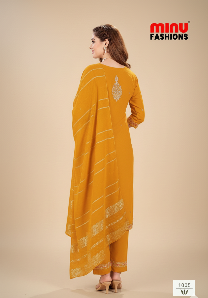 Abhilasha Cotton Printed Stitched Salwar Suit 1005