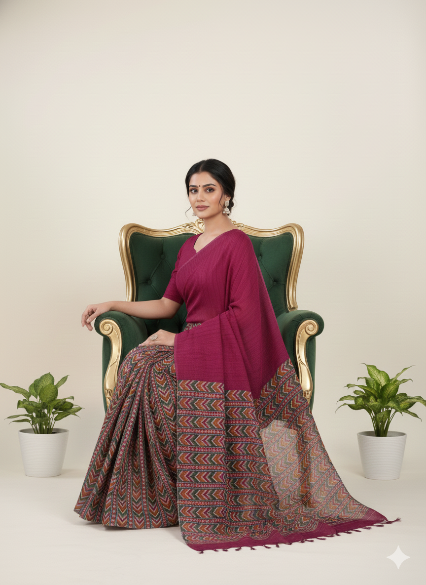 Kolkata Bridge 3 Cotton Printed Saree 1004