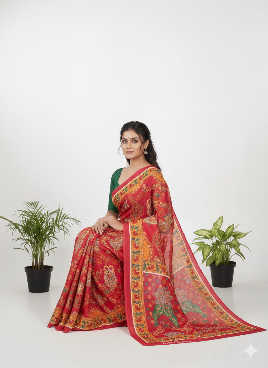 MINU SAREE DIGITAL FASHION RADHEY KRISHNA 45056