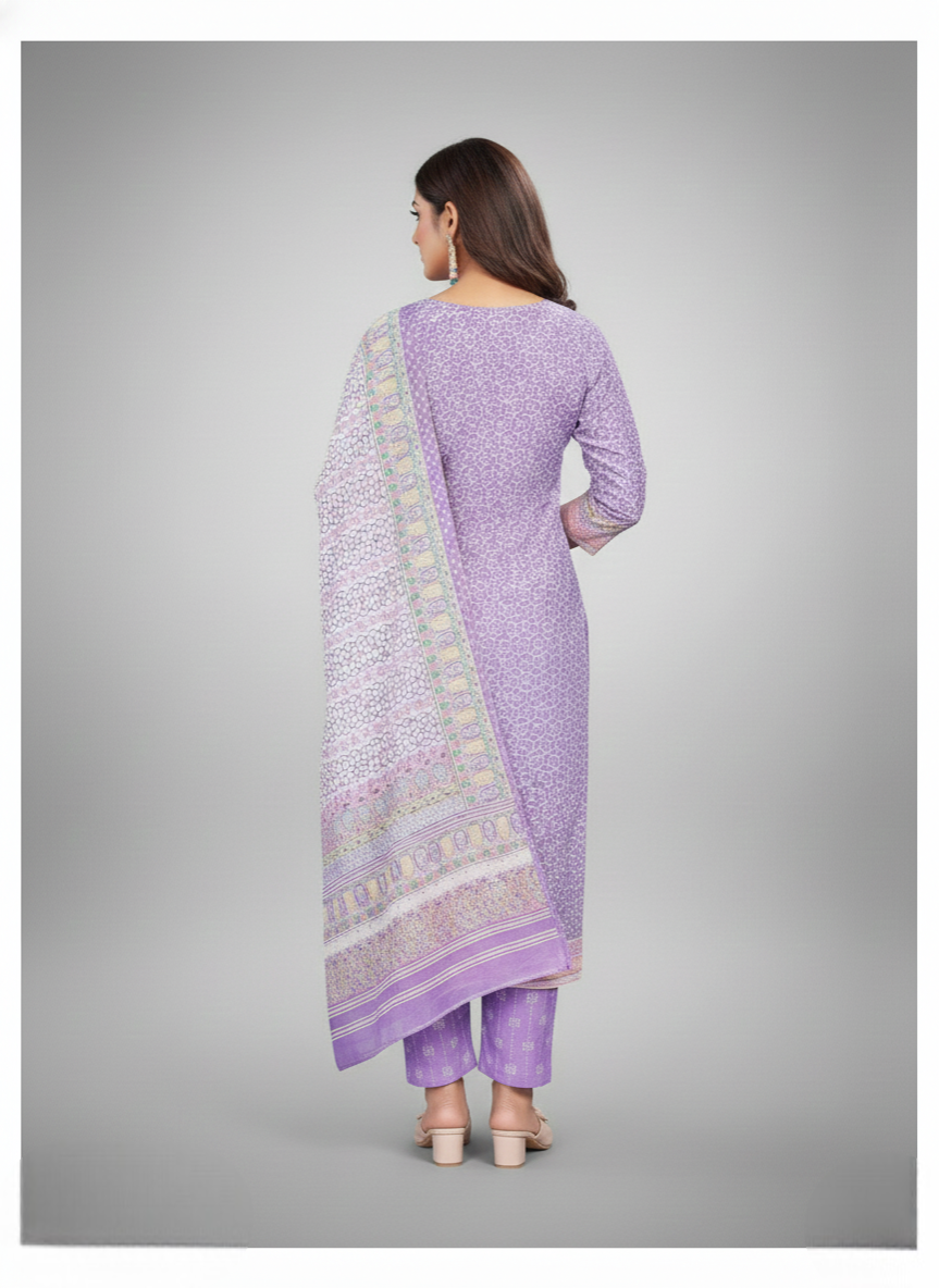 Kiara Cotton Printed Stitched Salwar Suit 2006