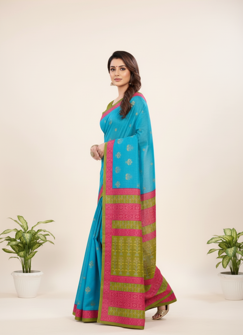 Aparajita Cotton Printed Saree 1006