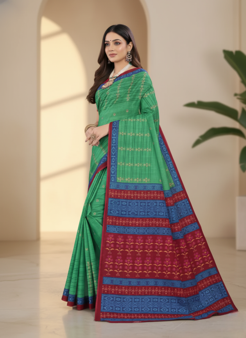 Aparajita Cotton Printed Saree 1004