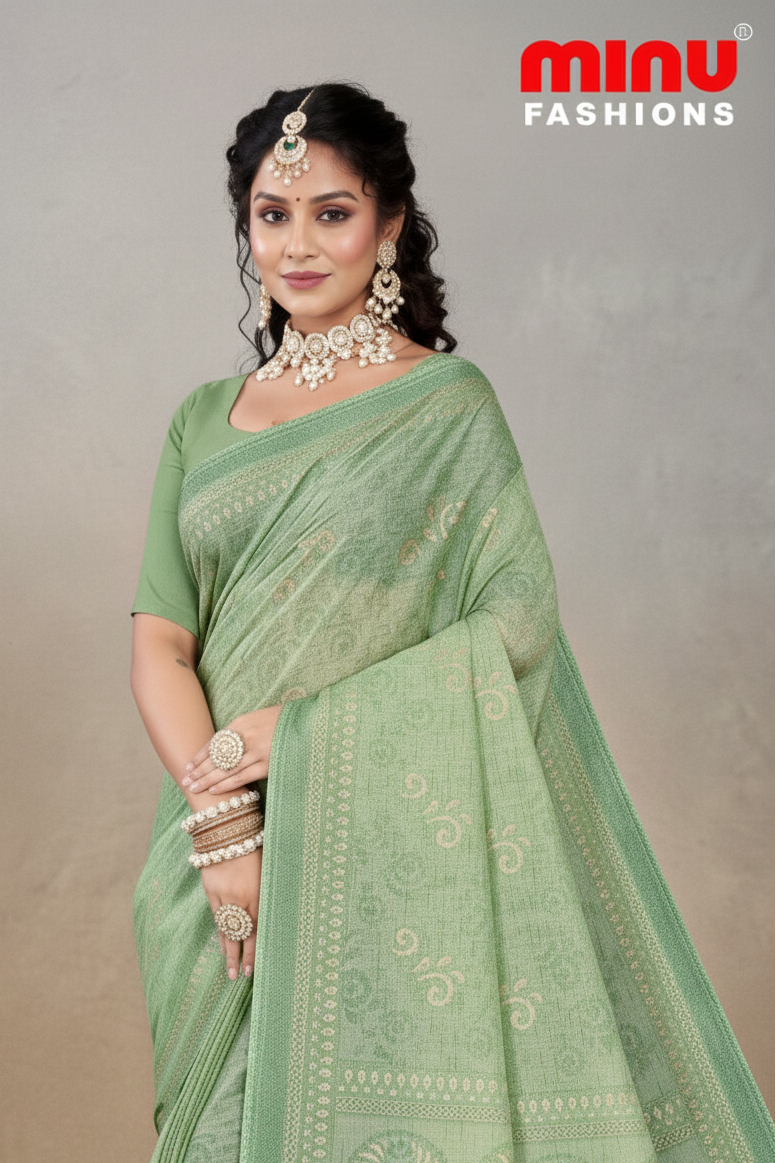 Daisy 3 Cotton Printed Saree 3151