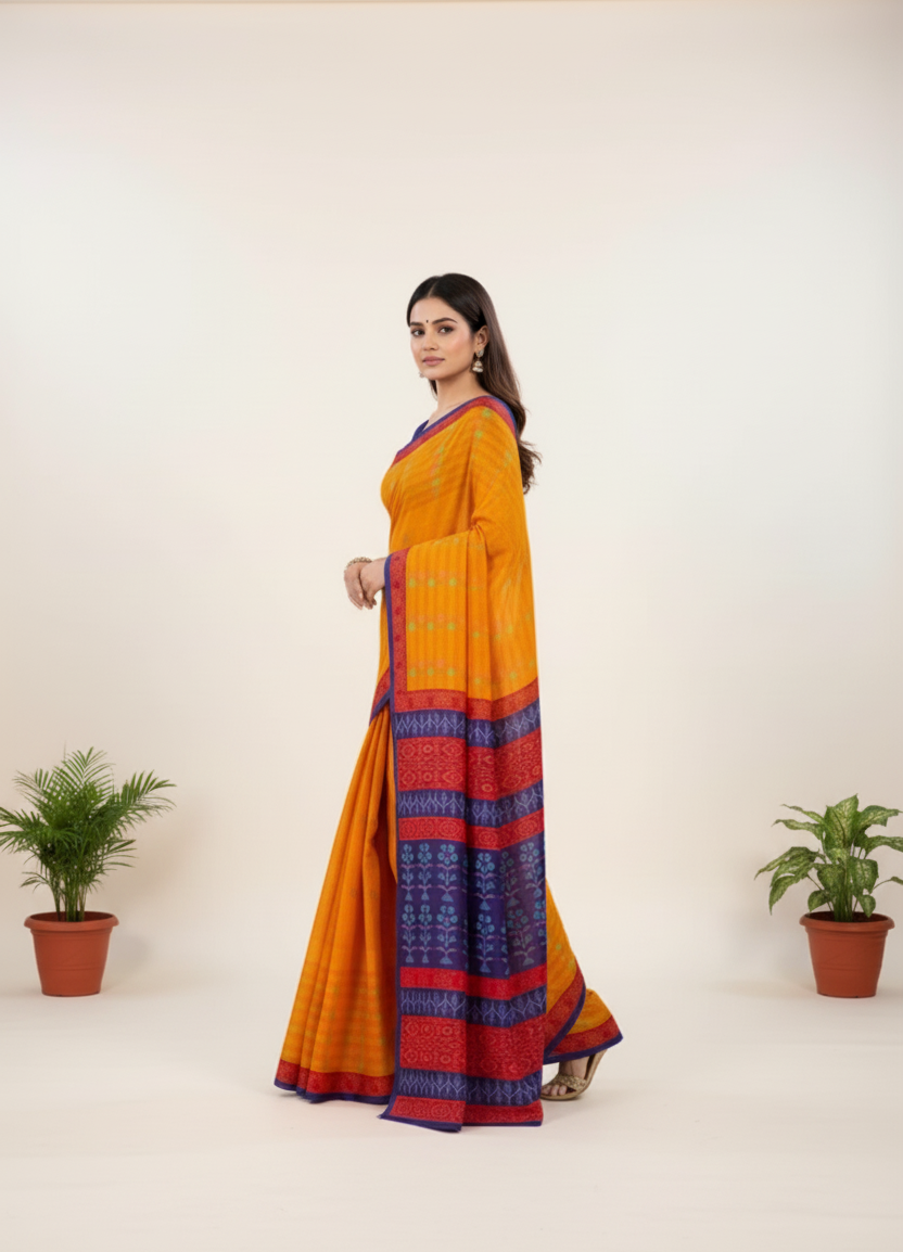 Aparajita Cotton Printed Saree 1001