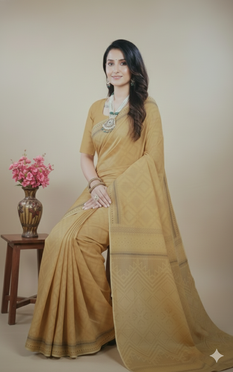 Ritika Cotton Printed Saree 1004