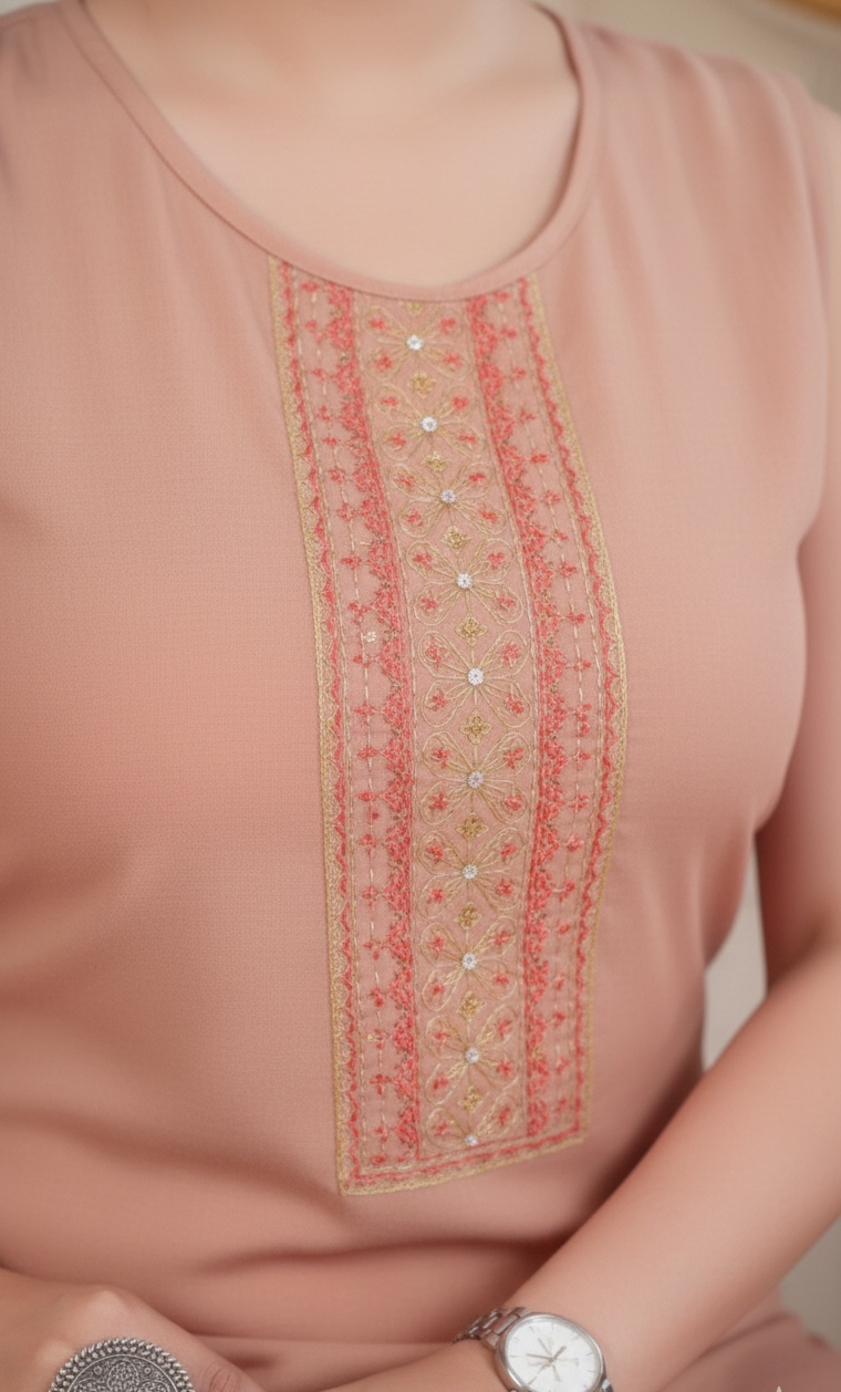 Sikha Sleeveless Cotton Kurti 1