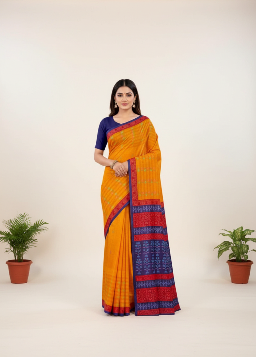 Aparajita Cotton Printed Saree 1001