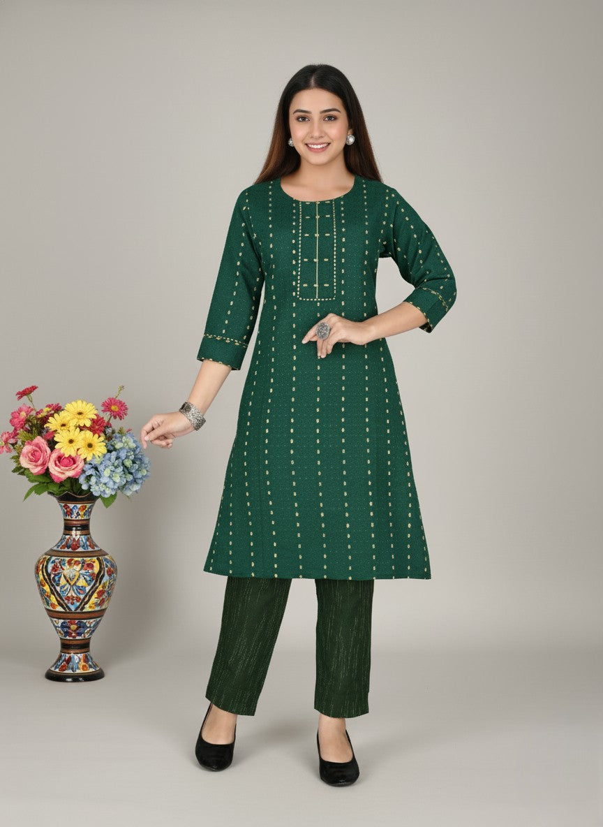 Koyel Cotton Kurti Set 3004
