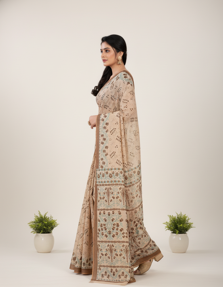 Rio Cotton Printed Saree 3370