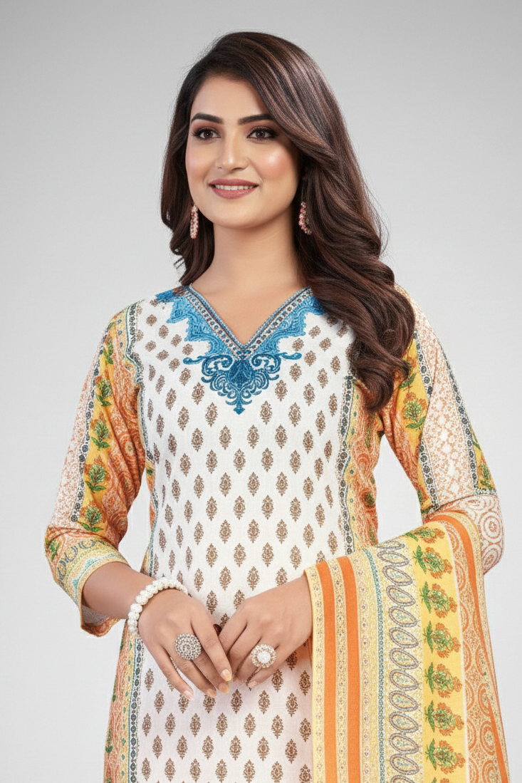 Kiara Cotton Printed Stitched Salwar Suit 2005