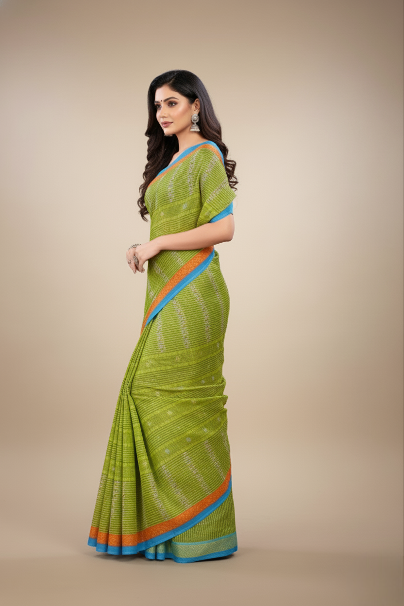 Aparajita Cotton Printed Saree 1008