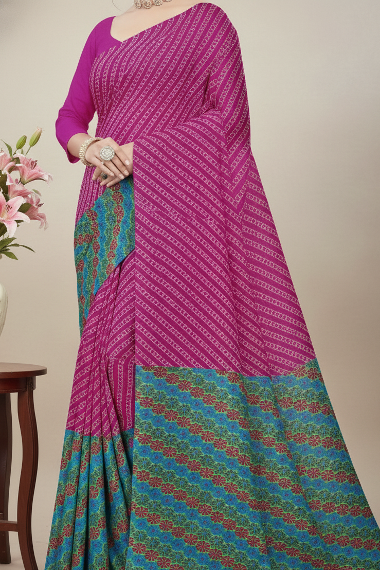 Nayantara Cotton Printed Saree 66321