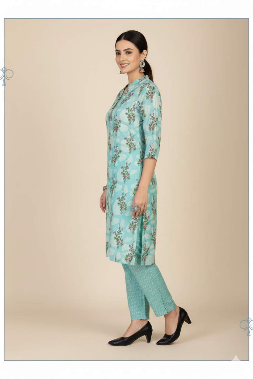 Kangana Combo Cotton Printed Kurti Set 1002