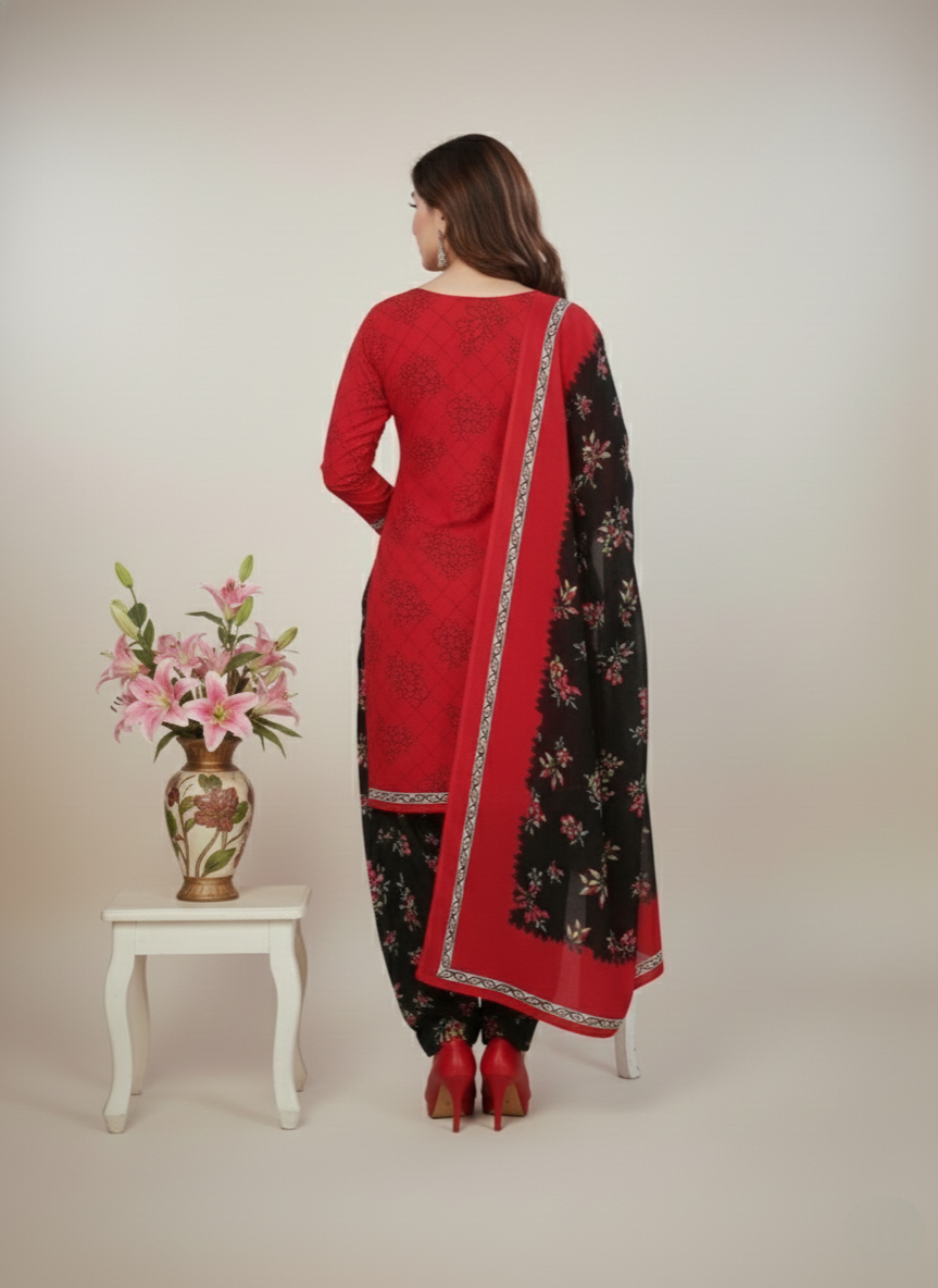 Sonpari Cotton Printed Stitched Salwar Suit XL 3001