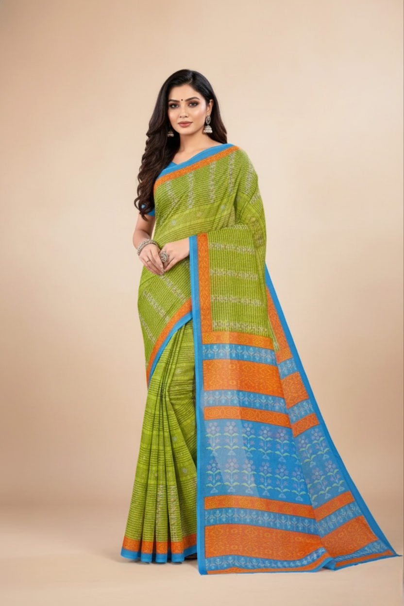 Aparajita Cotton Printed Saree 1008